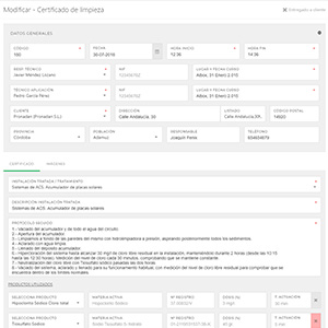 Software para empresas de control de plagas y sanidad ambiental