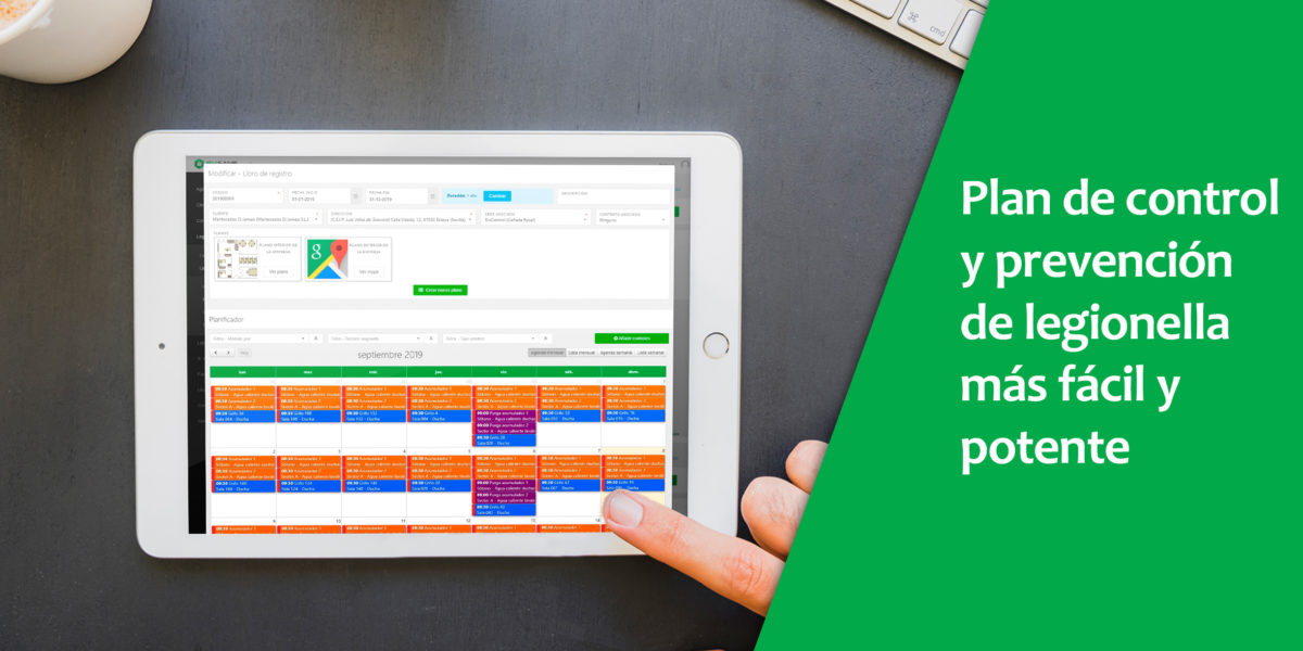 Plan de control y prevención de legionella más fácil y potente