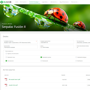 Software para empresas de control de plagas y sanidad ambiental
