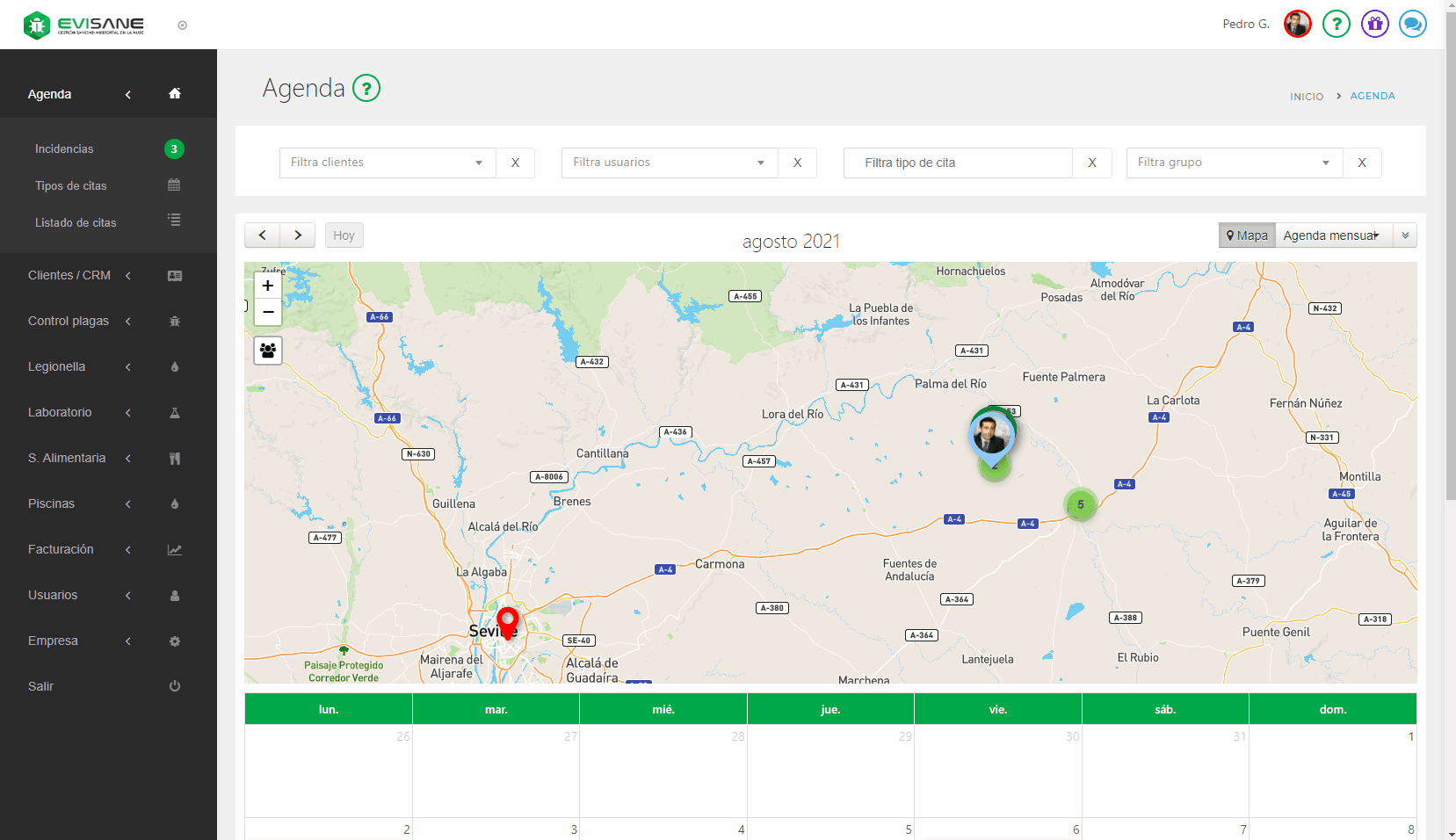 Chat en zona privada de clientes
