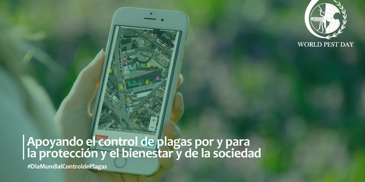 Día mundial del control de plagas. Apoyando el control de plagas por y para la protección y el bienestar de la sociedad.