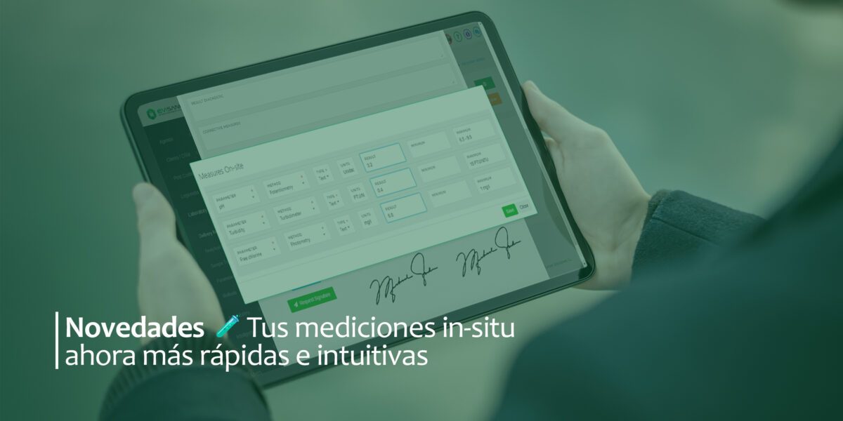 Las mediciones in situ en EviSane ahora más rápidas e intuitivas