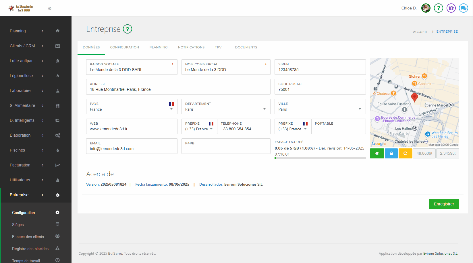 Vos clients peuvent régler leurs factures via le TPV de Stripe dans EviSane